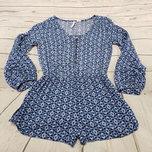 Mimi Chica Romper Size Small Geometric Print Used